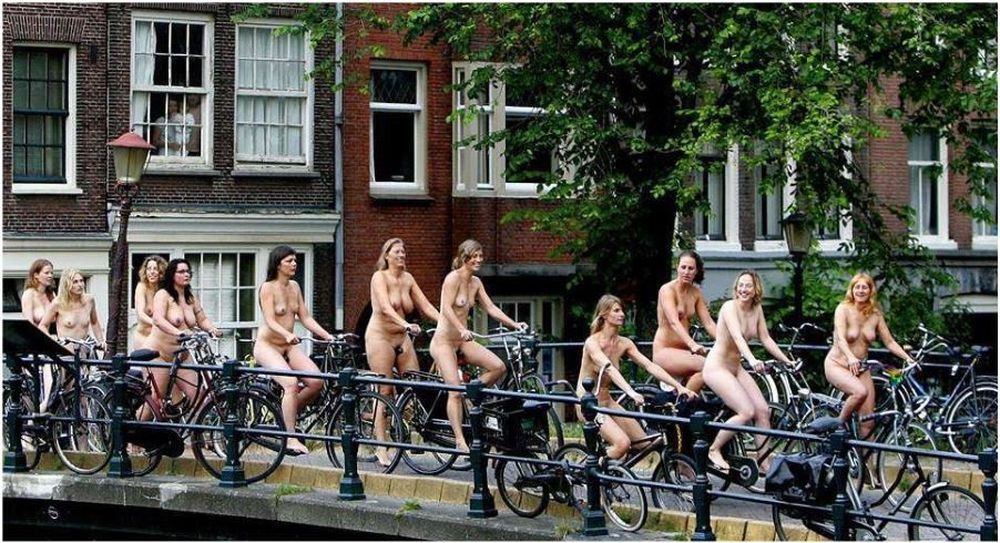 Amsterdamer Radfahrerinnen